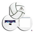 Volleyball Real Feel Folder W/ Vinyl Exterior & Buckskin Interior